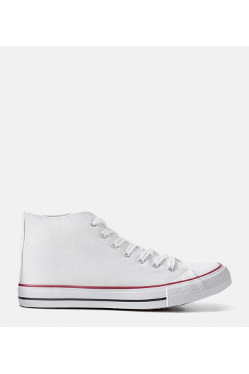 White Rood High Top sneakers