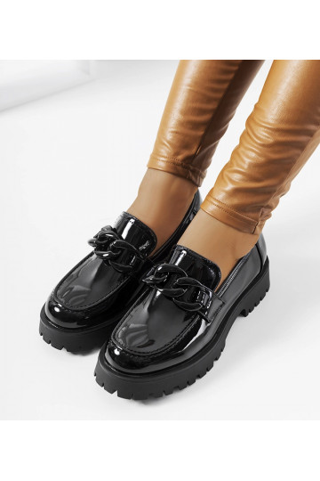 Schwarze Lackschuhe mit... 2