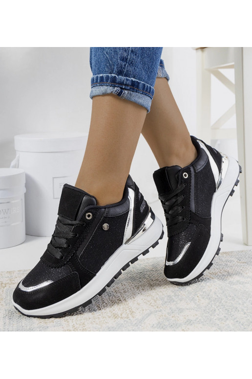 Sorte skinnende Onio sneakers til...