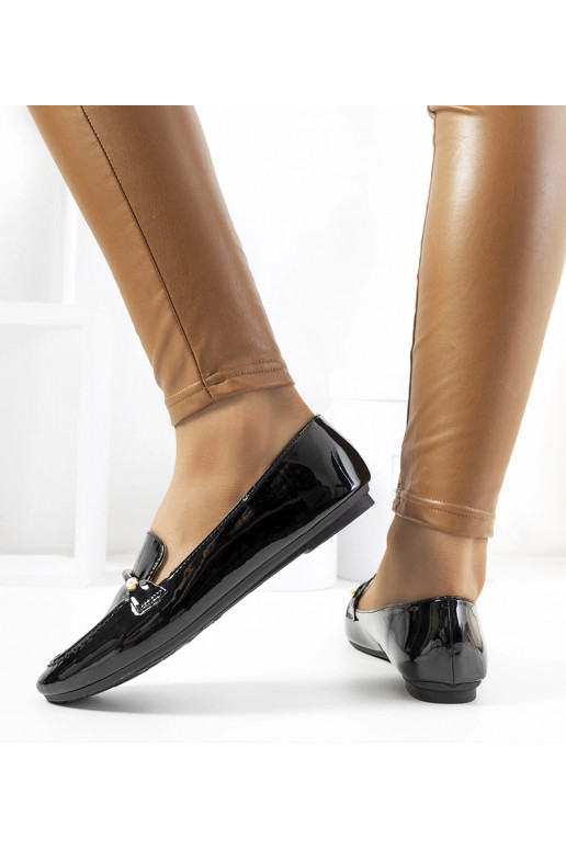 Sorte patent loafers Poppy