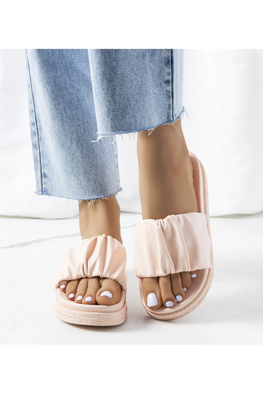 Baldwin Pink Platform flip-flops