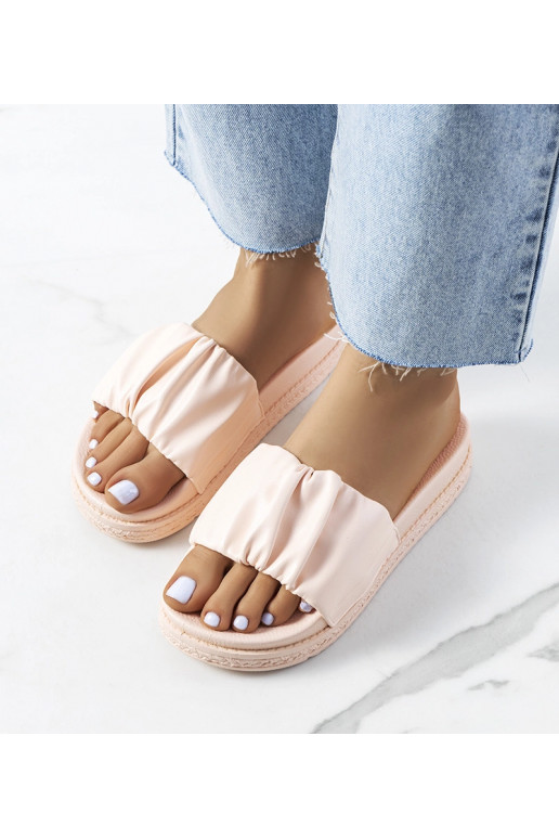 Baldwin Pink Platform flip-flops