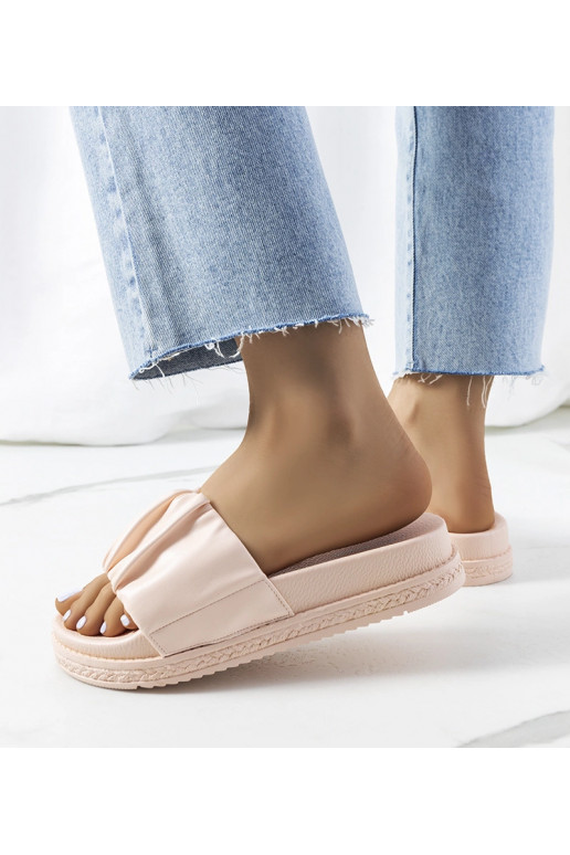 Baldwin Pink Platform flip-flops