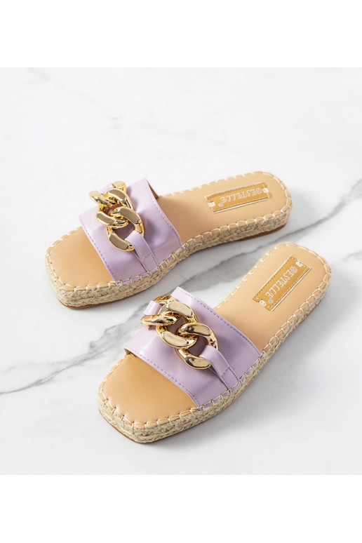 Lilla Cairo Chain Flip Flops