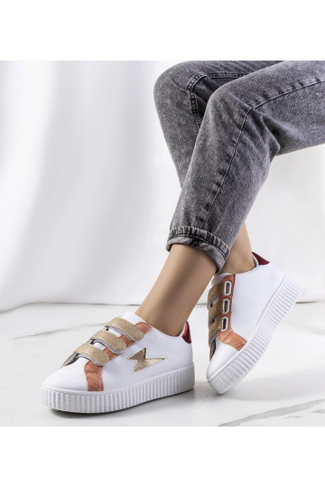 Pitmerden hvide sneakers