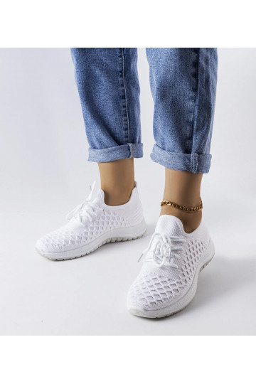 Weiße Sport-Sneakers von Dunes