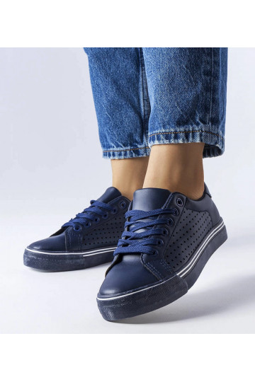 Marineblaue Joffre-Sneakers...