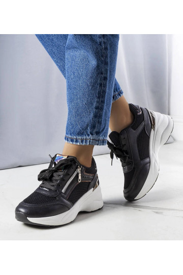 Stacey – Schwarze Sneaker...