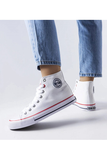 Hvide high-top sneakers... 2