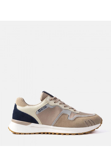 Beige ruskind sneakers Big...