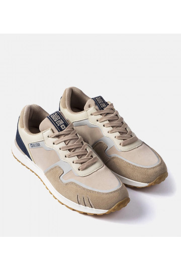 Beige ruskind sneakers Big... 2