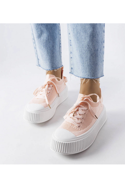 Jardine Pink elastiske sneakers