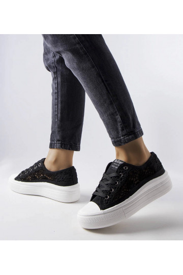 Baskets Lee Cooper noires...
