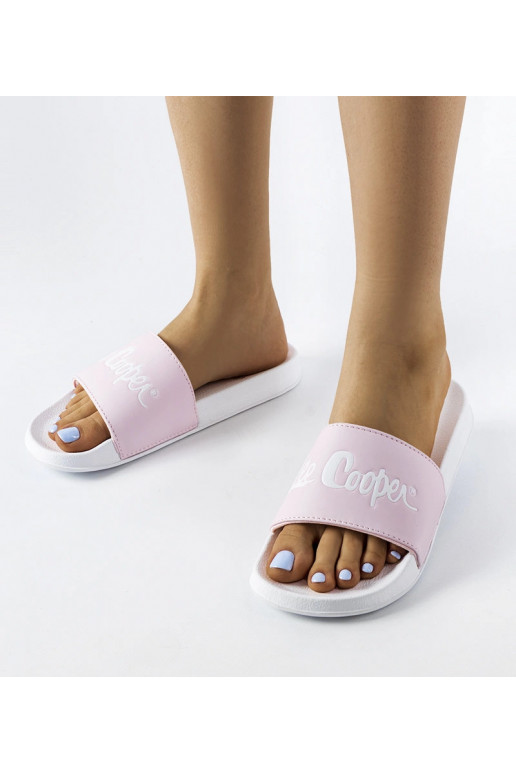 Lee Cooper Pink gummiflip-flops...