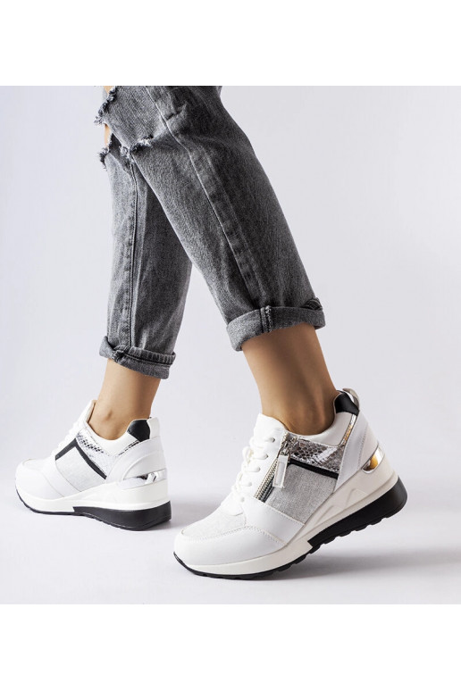 Deodata hvide wedge sneakers