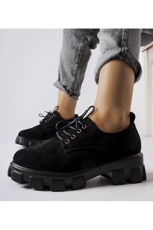 Schwarze flache Schuhe von Cloutier