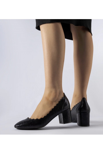 Sorte pumps med blokhæl fra... 2