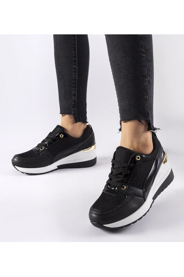 Sorte Gauvin wedge sneakers