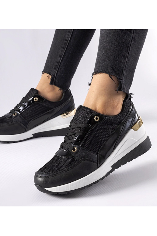 Baskets compensées Gauvin noires