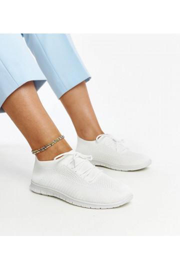 Zahira sneakers i hvidt stof