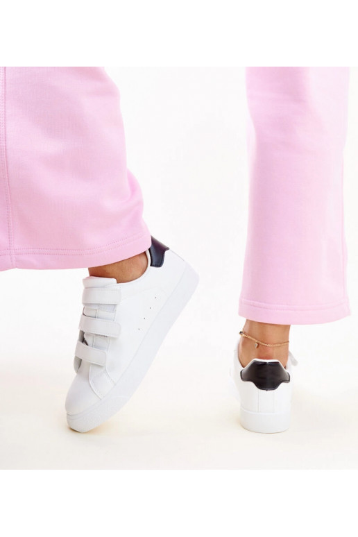 Sorte og hvide Samala velcro sneakers