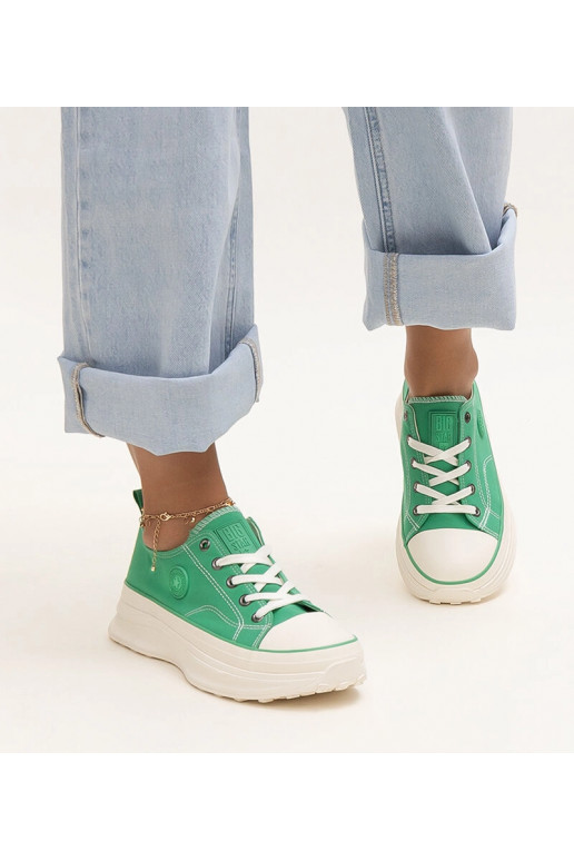 Baskets épaisses vertes Big Star...