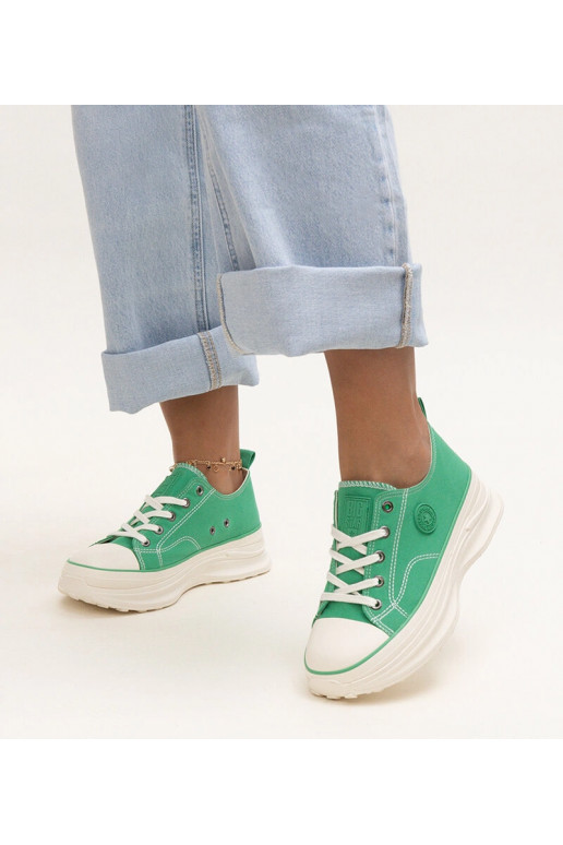 Baskets épaisses vertes Big Star...