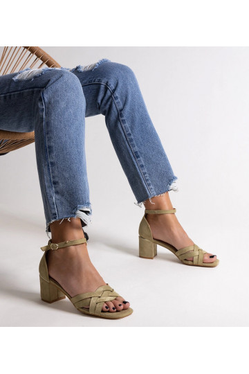 Grønne Wajda højhælede... 2