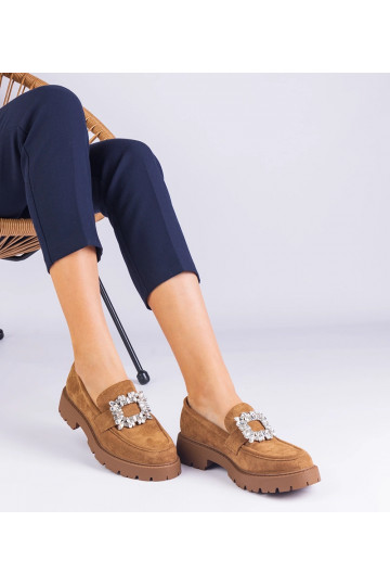 Mocassins marron pour...