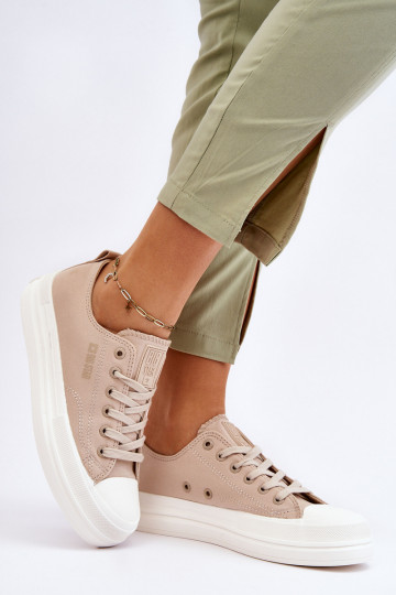 Niedrig mit Schnürsenkeln Turnschuhe Big Star LL274969 Beige