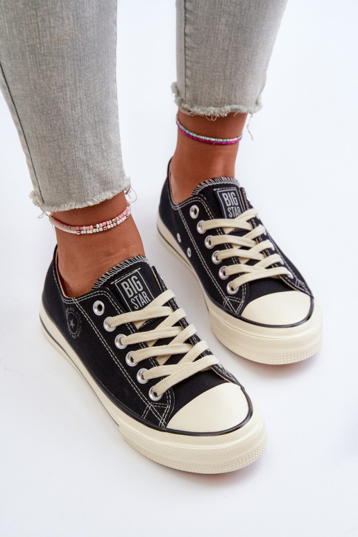 Niedrig Freizeitschuhe Big Star NN274269 schZuarze Farbe Niedrig Freizeitschuhe Big Star NN274269 schZuarze Farbe