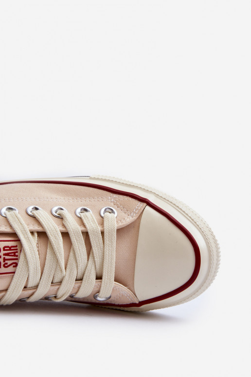 Niedrig Freizeitschuhe Big Star NN274272 Beige Niedrig Freizeitschuhe Big Star NN274272 Beige