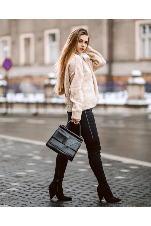 Moteriški Stiefel mit Absatz aus...