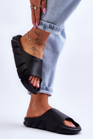 Chaussons femme en mousse Big Star LL274594 noir 2