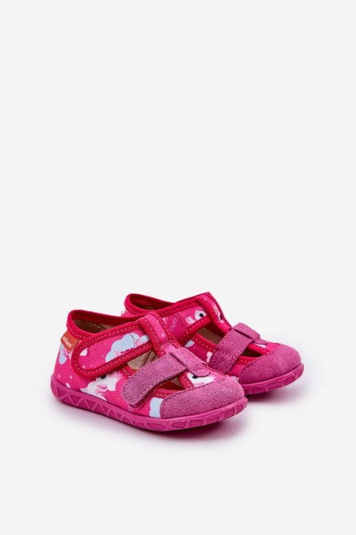 Slippers Milami Kinderen met zelfklevende bevestigingsmiddelen IN Eenhoorns roze Reathiana Slippers Milami Kinderen met zelfklevende bevestigingsmiddelen IN Eenhoorns roze Reathiana