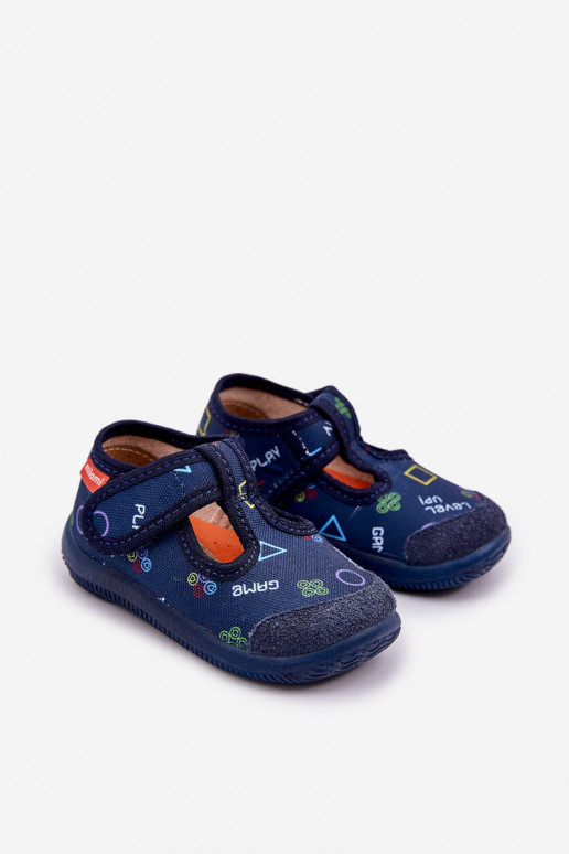 Slippers Milami Kinderen Elastyczne met zelfklevende bevestigingsmiddelen donkerblauIn Ambette Slippers Milami Kinderen Elastyczne met zelfklevende bevestigingsmiddelen donkerblauIn Ambette