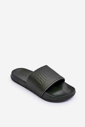 Lichte schuimslippers Heren Big Star MM174324 chaki