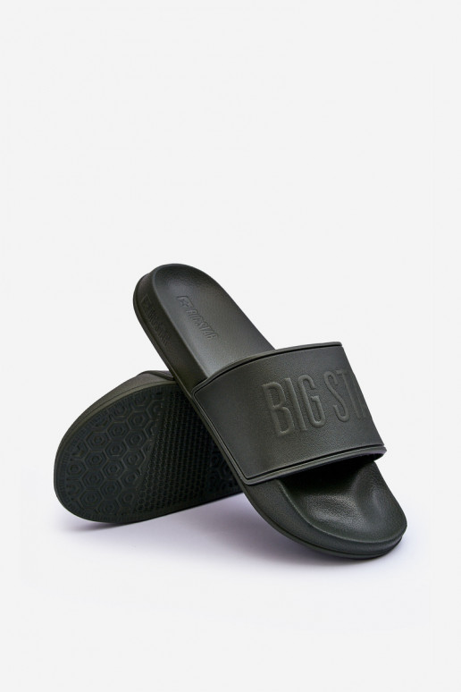 Chaussons légers en mousse Mâle Big Star MM174324 couleur kaki Chaussons légers en mousse Mâle Big Star MM174324 couleur kaki