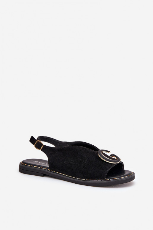 Platte sandalen met ornamenten zInart Haliones