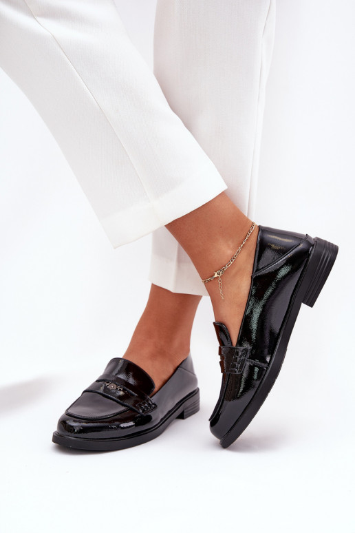 Elegante stijl Gelakte mocassins Dames Z Opturalnej Skóry Vinceza 18100 zInart Elegante stijl Gelakte mocassins Dames Z Opturalnej Skóry Vinceza 18100 zInart