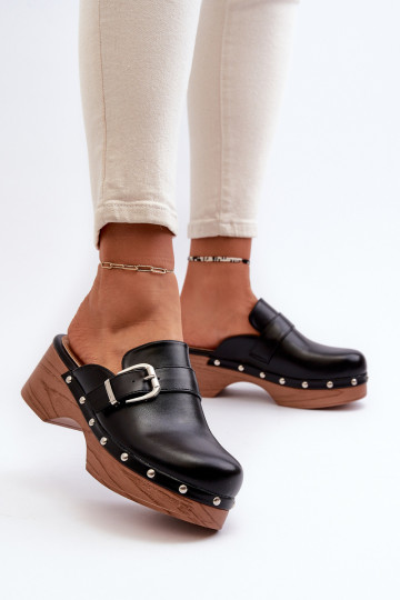 Dames Slippers Klompen met gespen zInart Seprilla
