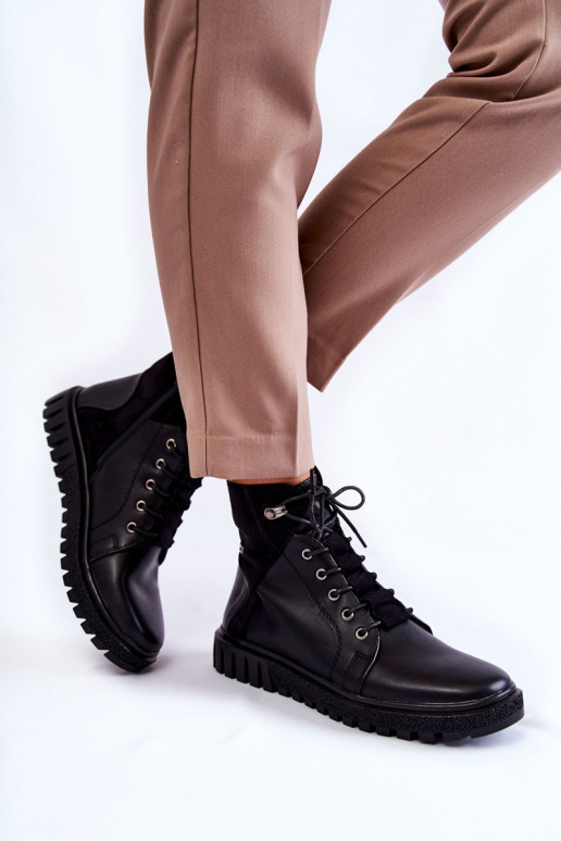 Bottines noires pour femmes avec... Bottines noires pour femmes avec...