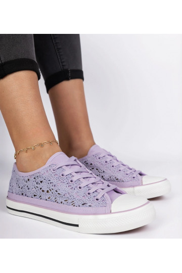 Baskets violettes pour... 2