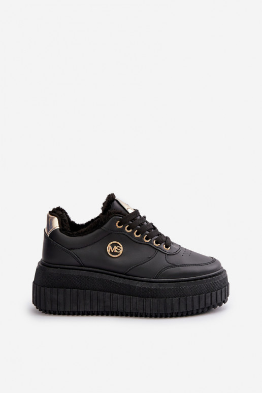 Sportliche Sneakers mit warmem Futter...