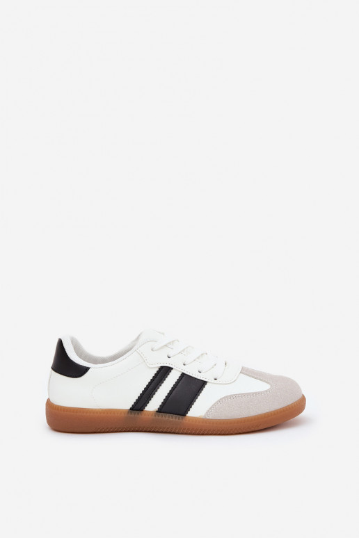 Niedrig Sneakers Stilvollllschuhe Feminin aus Öko-Leder Zueiße Farbe Nonalorin Niedrig Sneakers Stilvollllschuhe Feminin aus Öko-Leder Zueiße Farbe Nonalorin