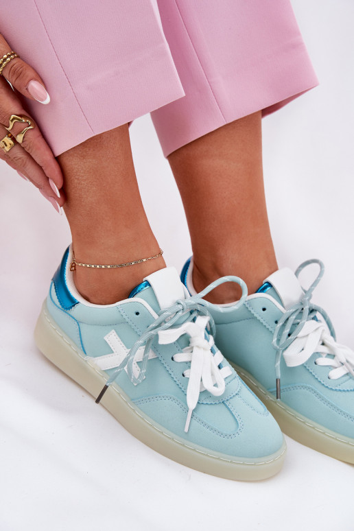 Laag sportschoenen Dames met luipaardbontpatronen mint kleuren Zelevelis Laag sportschoenen Dames met luipaardbontpatronen mint kleuren Zelevelis