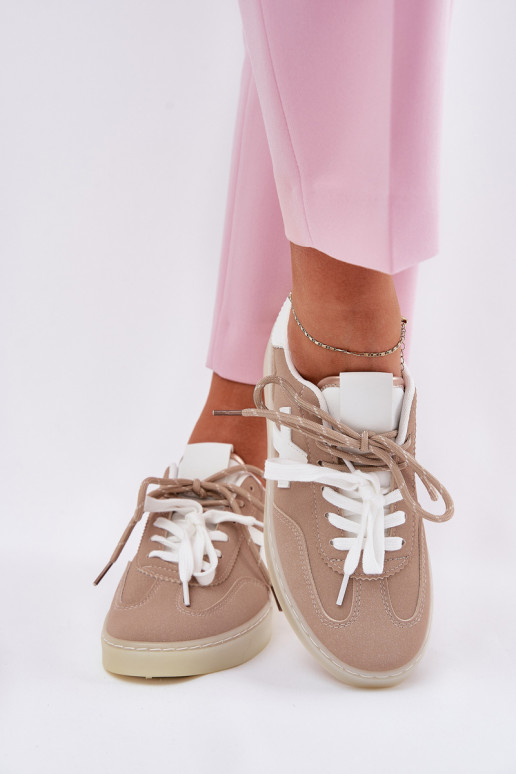 Laag sportschoenen Dames beige Zelevelis Laag sportschoenen Dames beige Zelevelis