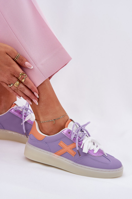 Faible baskets Féminin Couleur violette Zelevelis Faible baskets Féminin Couleur violette Zelevelis