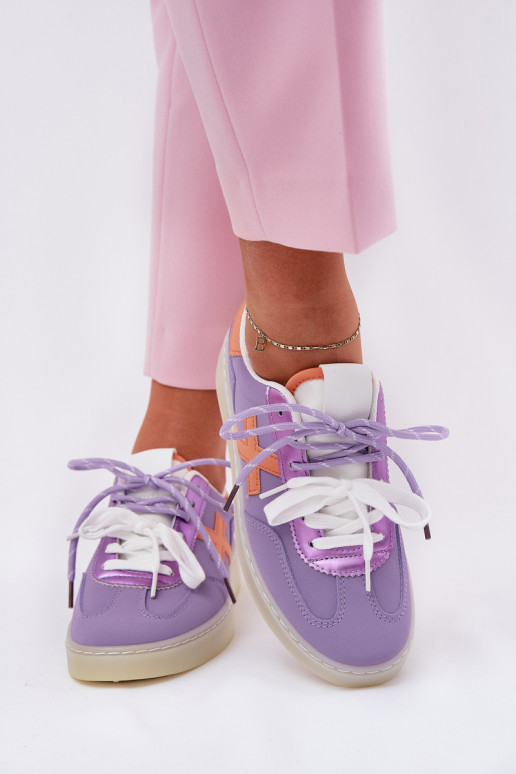 Faible baskets Féminin Couleur violette Zelevelis Faible baskets Féminin Couleur violette Zelevelis