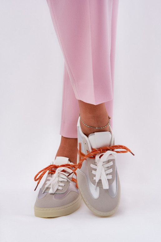 Laag sportschoenen Dames zilvere kleur Zelevelis Laag sportschoenen Dames zilvere kleur Zelevelis